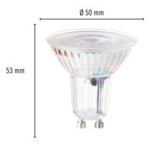 FLAIR LED lamp GU10/3,4W reflectorvorm neutraalwit