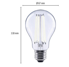 FLAIR LED lamp E27/11W A67 neutraalwit helder