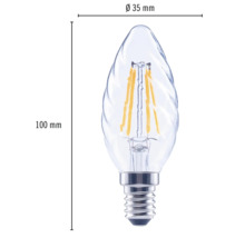 FLAIR LED lamp E14/5,5W CT35 warmwit helder