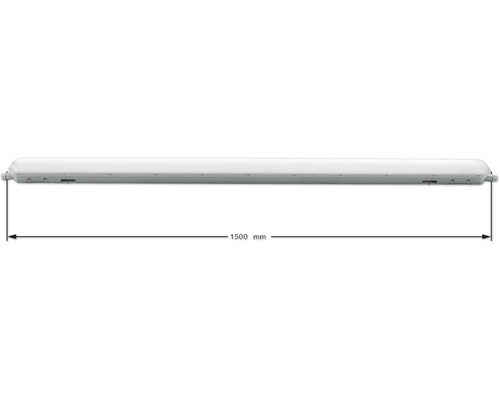 Badkamerlamp met een lengte van 1500 mm