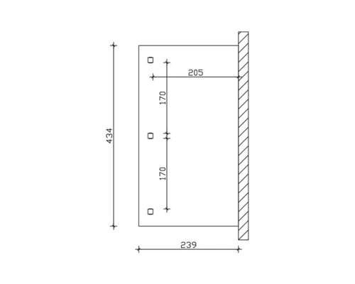 Technische tekening met maatvoering