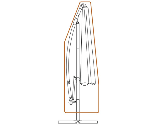 Beschermhoes voor een parasol