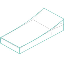 Schema van een tuintrap met bloktreden