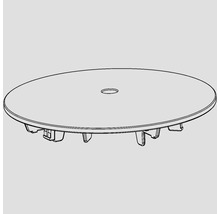 Rond tafelblad met gat voor parasol