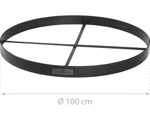 CookKing vuurschaalring met een diameter van 100 cm